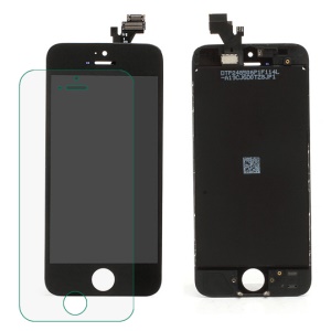 iPhone 5 LCD Assembly with Touch Screen and Digitizer Frame Bezel - Black
