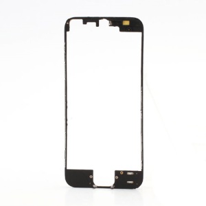 Colored LCD Supporting Frame with 3M Adhesive Sticker for iPhone 5 - Black