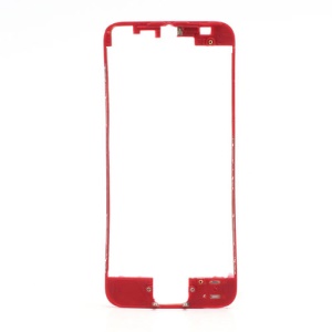 Colored LCD Supporting Frame with 3M Adhesive Sticker for iPhone 5 - Red