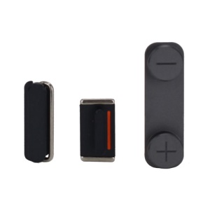 3 in 1 Side Buttons Set for iPhone 5 (Power + Volume + Mute Switch) - Black