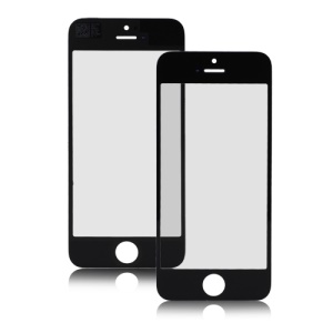 Front Screen Outer Glass Lens Replacement Part for iPhone 5 - Black
