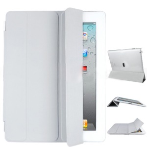Miraculous Leather Smart Cover for iPad 2 - Grey