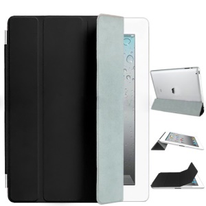 Miraculous Leather Smart Cover for iPad 2 - Black