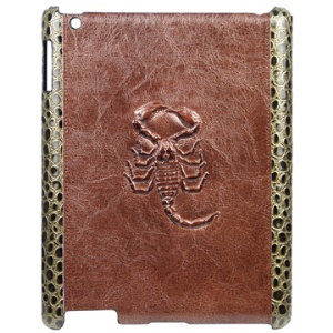 Unique Scorpion Pattern Paster Hard Plastic Case for Apple iPad 2