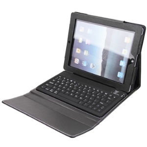 iPad 2 Leather Case with Bluetooth Keyboard