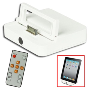 6 in 1 HDMI Dock Station Charger Adapter with Remote Control for iPad 2/ iPhone 4