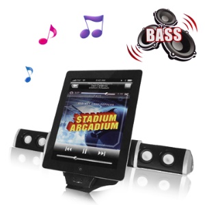 iPega HIFI Home Theater Audio Speaker for New iPad/iPad 2/iPhone 085