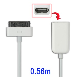 iPad 2 iPad Camera Connection Kit Dock Connector to USB Host OTG Adapter Cable