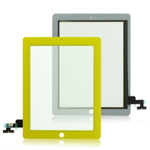 Yellow iPad 2 Digitizer Touch Screen Replacement (OEM)