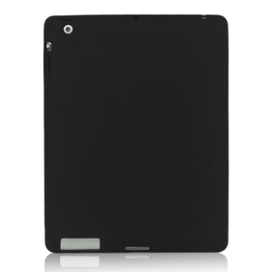 Soft Silicone Cover Case for New iPad 2nd 3rd 4th Generation - Black