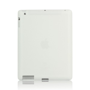Soft Silicone Cover Case for New iPad 2nd 3rd 4th Generation - White