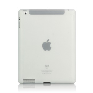 Soft Silicone Cover Case for New iPad 2nd 3rd 4th Generation - Transparent