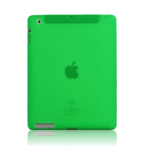 Soft Silicone Cover Case for New iPad 2nd 3rd 4th Generation - Green