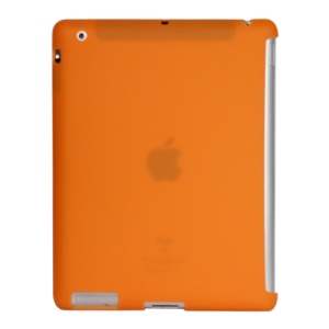 Naked Smart Cover Companion Silicone Case for New iPad 2nd 3rd 4th Gen - Orange