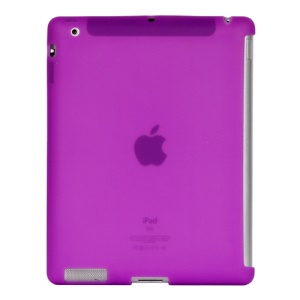 Naked Smart Cover Companion Silicone Case for New iPad 2nd 3rd 4th Gen - Purple