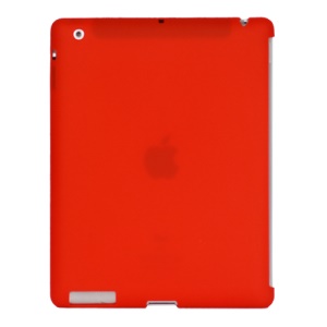 Naked Smart Cover Companion Silicone Case for New iPad 2nd 3rd 4th Gen - Red