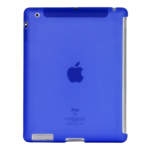 Naked Smart Cover Companion Silicone Case for New iPad 2nd 3rd 4th Gen - Dark Blue