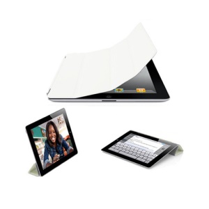 iPad 3rd Generation The New iPad Leather Smart Cover - White