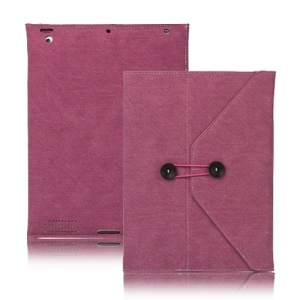 Jeans Cool Style Leather Case Handbag for New iPad 3rd 2nd 4th Generation - Rose