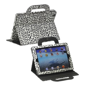 Leopard Handbag Leather Smart Cover for iPad 2 3 4