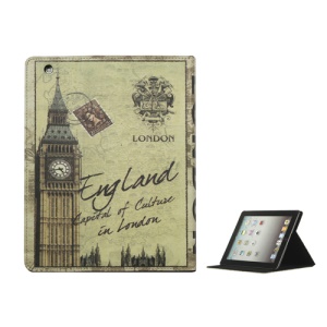 British Style Big Ben PU Leather Smart Cover Stand for iPad 2nd 3rd 4th Gen