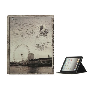 London Eye Ferris Wheel PU Leather Smart Cover with Stand for iPad 2nd 3rd 4th Gen