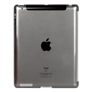Clear Smart Cover Companion Crystal Case for iPad 2 The New iPad 3rd Generation - Grey