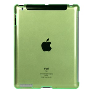 Clear Smart Cover Companion Crystal Case for iPad 2 The New iPad 3rd Generation - Green