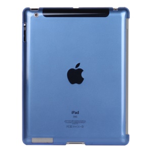 Clear Smart Cover Companion Crystal Case for iPad 2 The New iPad 3rd Generation - Blue