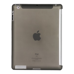 Smart Cover Companion TPU Gel Case for iPad 2 3 4 - Translucent Grey