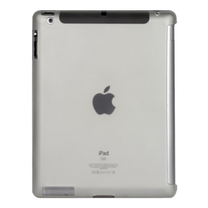 Smart Cover Companion TPU Gel Case for iPad 2 3 4 - Transparent