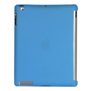 Smart Cover Companion TPU Gel Case for iPad 2 3 4 - Blue
