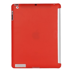 Smart Cover Companion TPU Gel Case for iPad 2 3 4 - Red