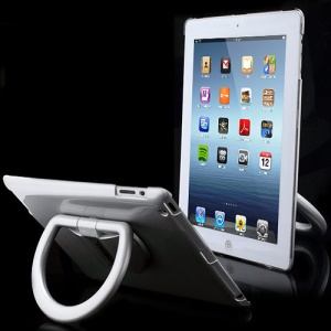 Handheld Plastic Case Cover with Multi-function Stand for iPad 2 / The new iPad / iPad 4