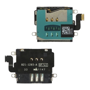 SIM Card Holder Flex Cable Repair for The New iPad Wi-Fi + 4G