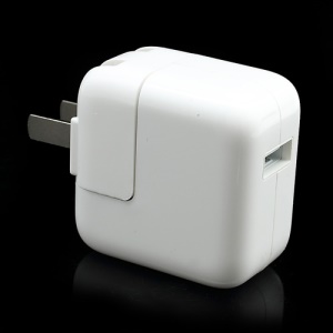 12W 2.4A USB Power Adapter Charger for iPad 4 3 2 iPhone 5 4S - US Plug