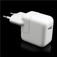 12W 2.4A USB Power Adapter Charger for iPad 4 3 2 iPhone 5 4S - EU Plug