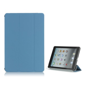 Smart Cover Leather Case Fold Magnetic Stand Holder for iPad Mini - Blue