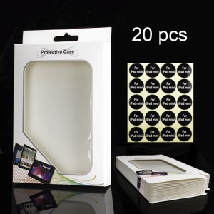 20PCS/Lot Protective Packing Packaging Box + Label for iPad Mini Cases