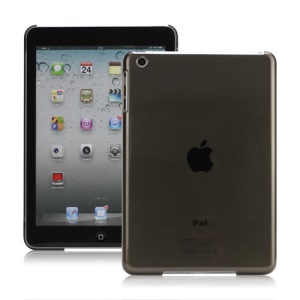 Smooth Clear Crystal Case Cover for iPad Mini - Translucent Grey