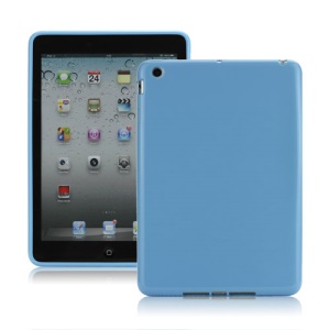 High Glossy TPU Gel Cover for iPad Mini - Blue