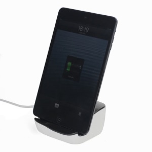 Charger Docking Station Cradle Dock Charger with Stylus Touch Screen Pen Hole for iPhone 5 iPad 4 iPad Mini
