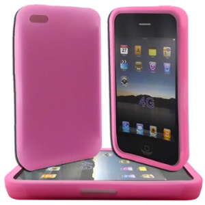 Flexible Silicone Cover Case for iPhone 4