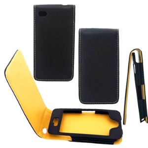 Traditional  Leather Fold for iPhone 4 4S (All Versions)