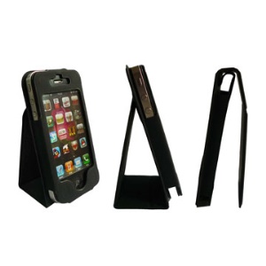 Classic Leather Case with Foldable Stand iPhone 4 4S (All Versions)