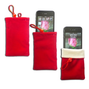 Soft Pouch Case for iPhone 4/4S, iPhone 3G(S), MP3, MP4 and Other Mobile Phone