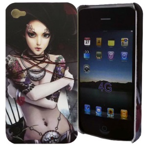 Evil Girl Series Beauty and Arrow Hard Case Cover for iPhone 4