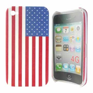 USA American Flag Hard Case for iPhone 4 4S