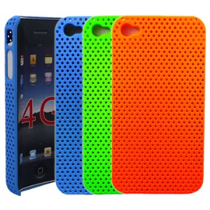 Ventilated Mesh Hard Case Cover for iPhone 4