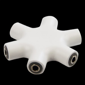 3.5mm 1 Female to 5 Female Stereo Splitter Adapter